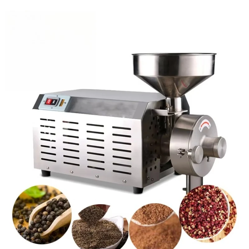 Industrial Micron Powder Grinder Corn Spice Food Grain Paprika Wheat Pulverizer Grain Mill Spice Grinding Machine