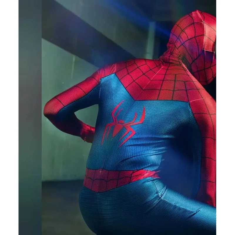 Spider No Way Home Swing Cosplay Traje de super-herói Zentai para adultos e crianças masculino macacão completo de Halloween para meninos