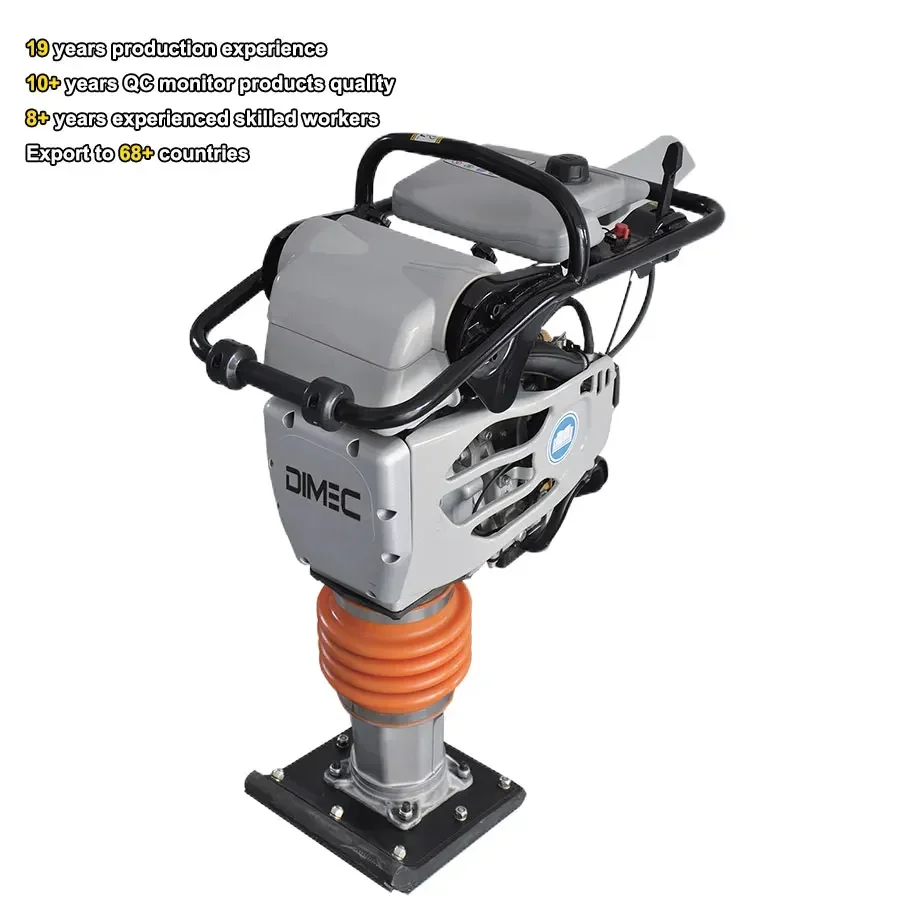 

PME-RM90 Powered Hand Heavy Duty Portable Ground Stone Robin Vibratory Rammer Machine Tamping Rammer