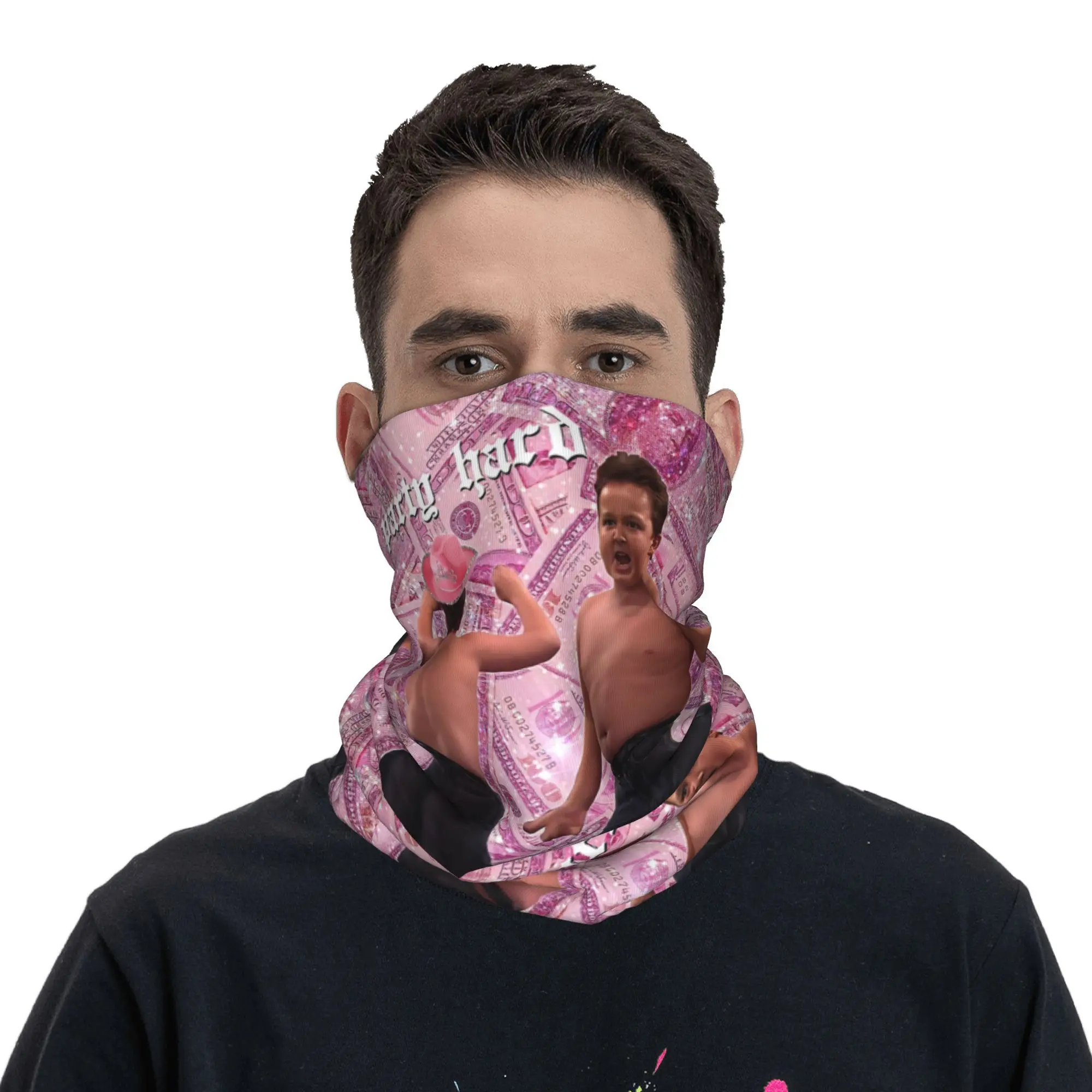 Гобелен Gibby Party Requirements, бандана, чехол на шею, шарф с принтом, универсальный велосипедный шарф для бега, унисекс, дышащий для взрослых