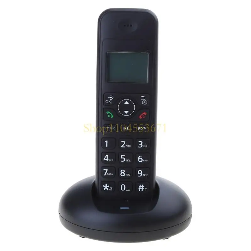 Best Seller Cordless Landline Fixed Telephone Home Desk Phone with Caller Identification Sound Noise Reduction Telephones D1006