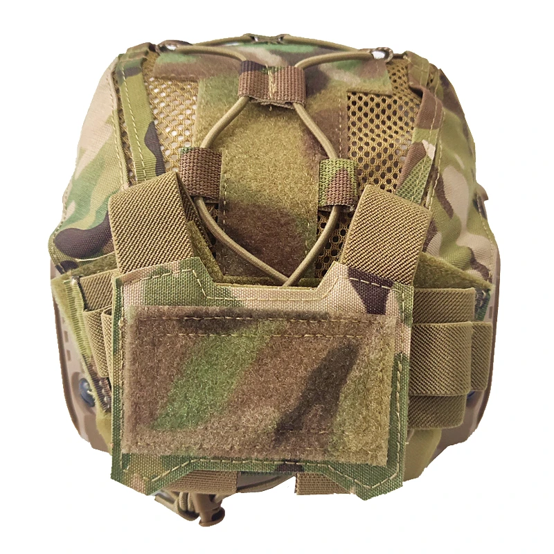 Helmet Cover with NVG Battery Pouch For Maritime Fast Helmet Hunting, Helmet Cloth Set MC Bump & Ballistic Helmets