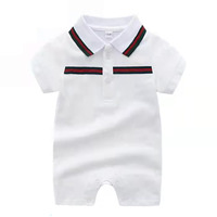 IURNXB Baby Romper Short Sleeve Boys Infant Gentleman Tuxedo Jumpsuit Newborn Outfit Playsuit 100% Cotton Kids Clothes 0-24M