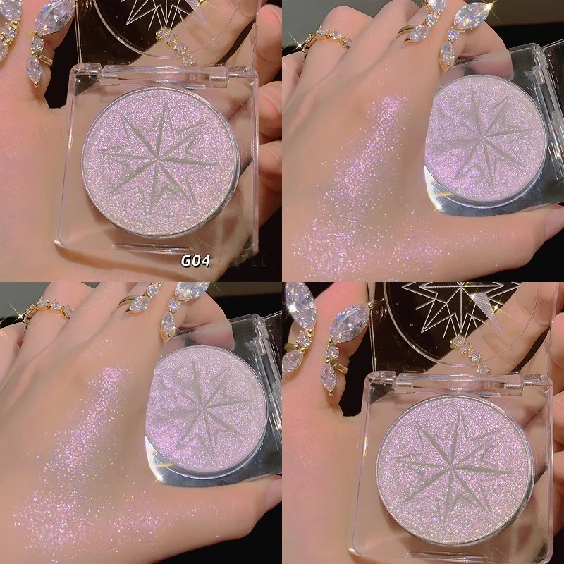 きらめくアイシャドウパレット,防水蛍光ペン,長持ち,きらめき,ブレンドしやすい,化粧品,4色