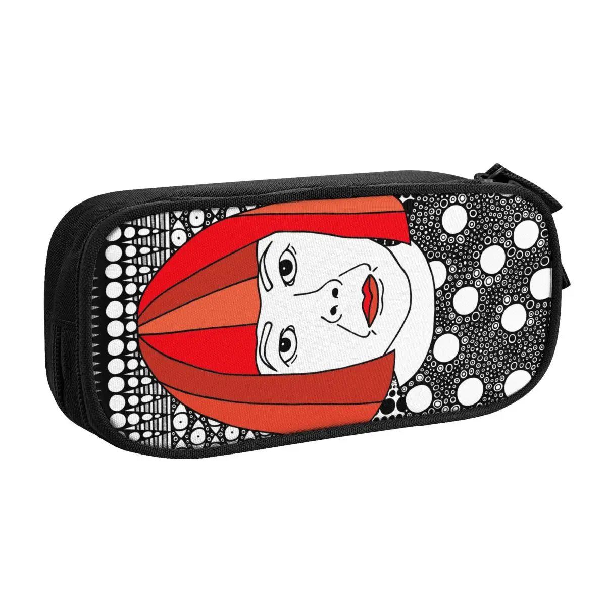 Yayoi Kusama Abstract Art Pencil Case for Boy Girl Big Capacity Pen Bag Box School Accessories