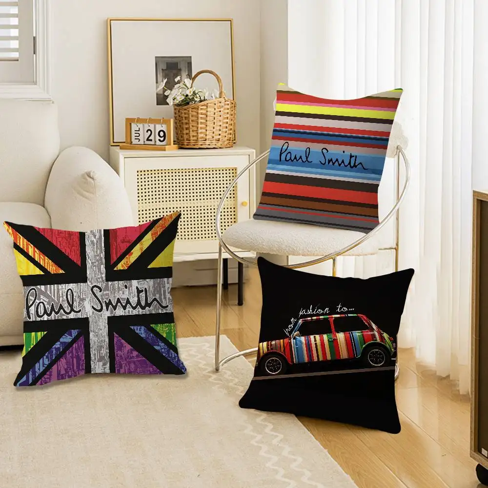 Fashion P-Paul S-Smith Pillow Gift Home Office Decoration Pillow Bedroom Sofa Car Cushion CoverPillow Case