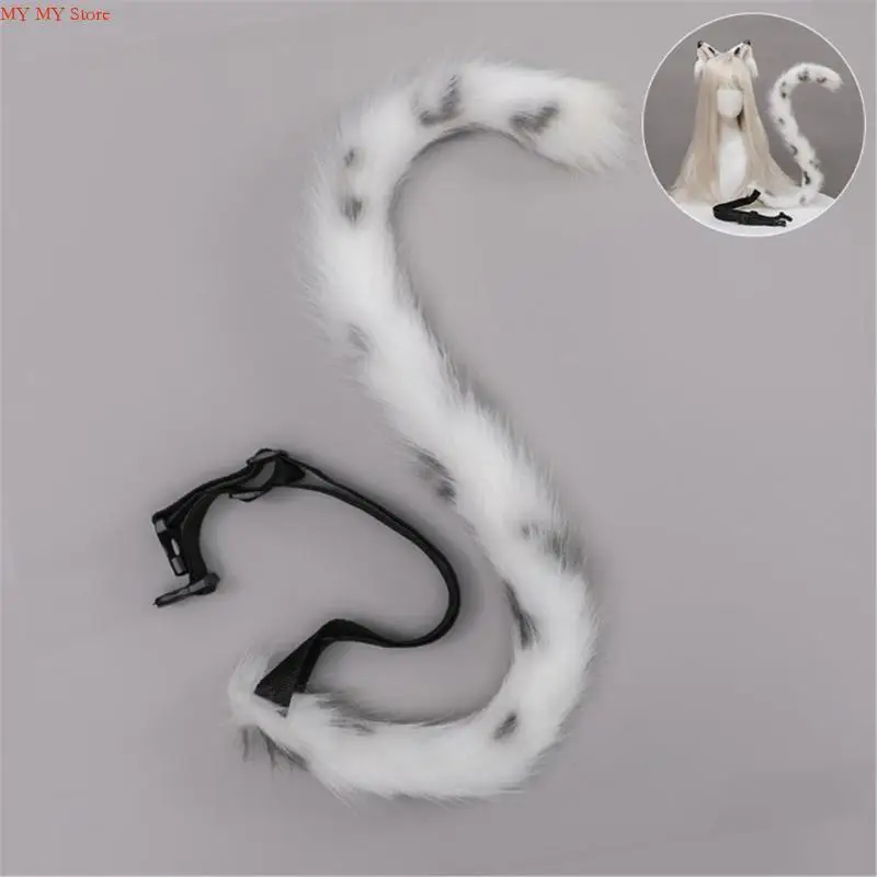 N1he cartoon katten oren haarband verstelbare hoofdbanden staart voor rollenspel en feestdagen