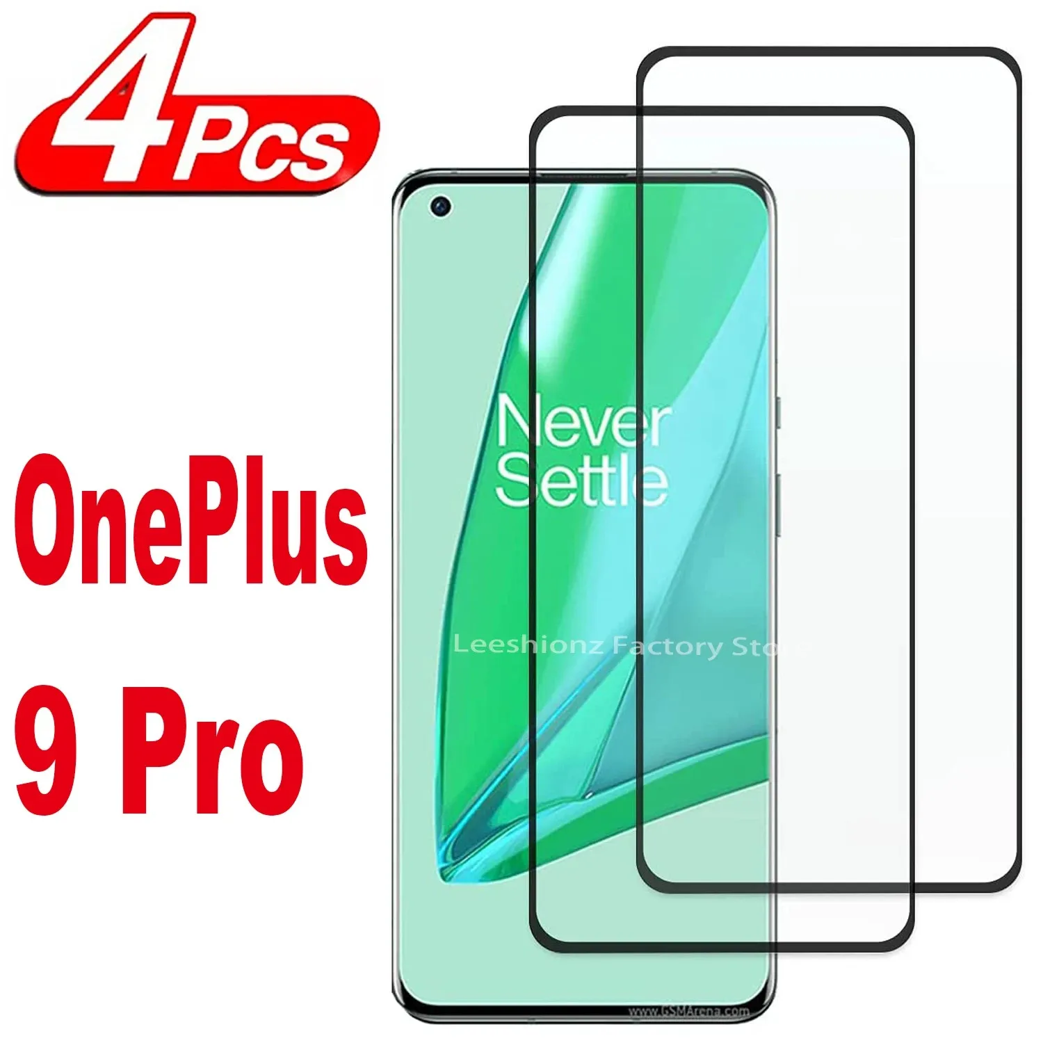

2/5Pcs 3D Screen Protector Glass For OnePlus 9 Pro Tempered Glass Film