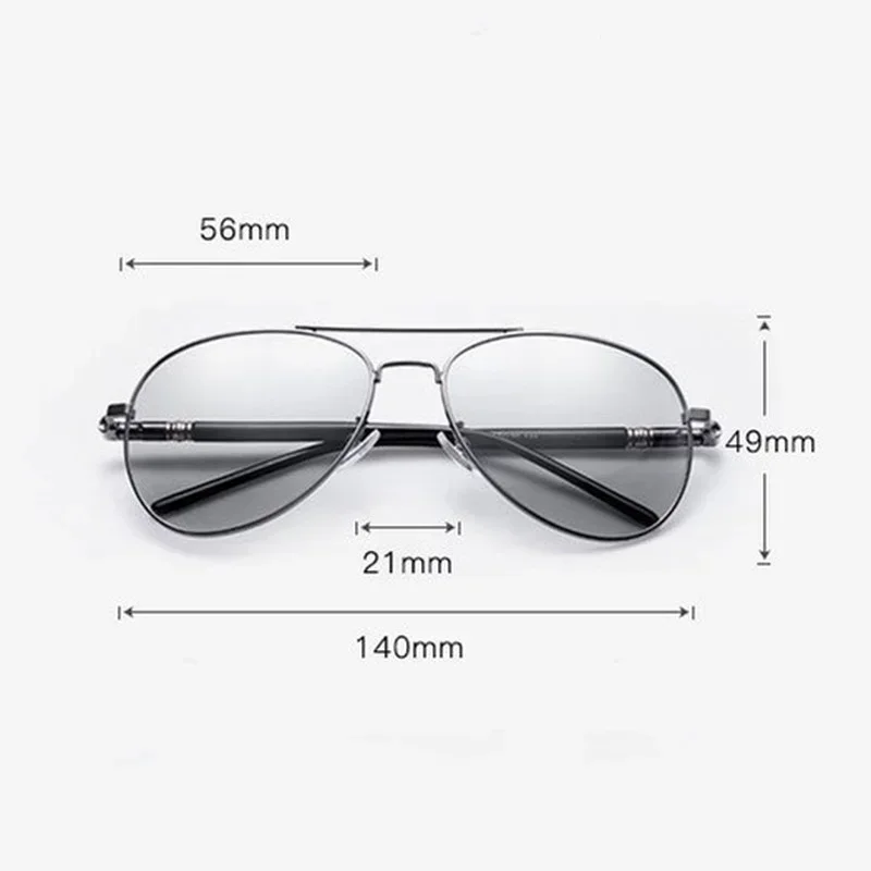 Men\'s Classic Polarized Driving Sunglasses Retro Metal Fishing Glasses Brand Designer Black Pilot Sun Glasses Male UV400 Goggles