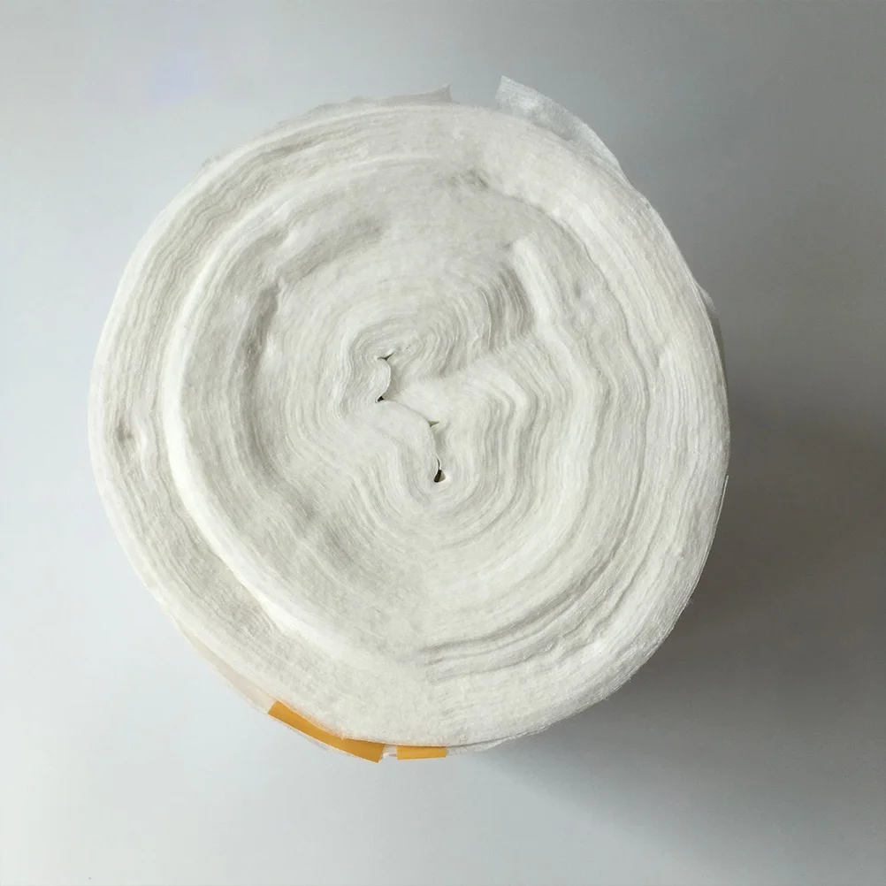 600 sztuk Jednowarstwowych Włókninowych Płatków do Twarzy Miękkie Chłonne Rolki do Demakijażu Przenośne Rolki do Oczyszczania Twarzy do Użytku Domowego i Salonowego