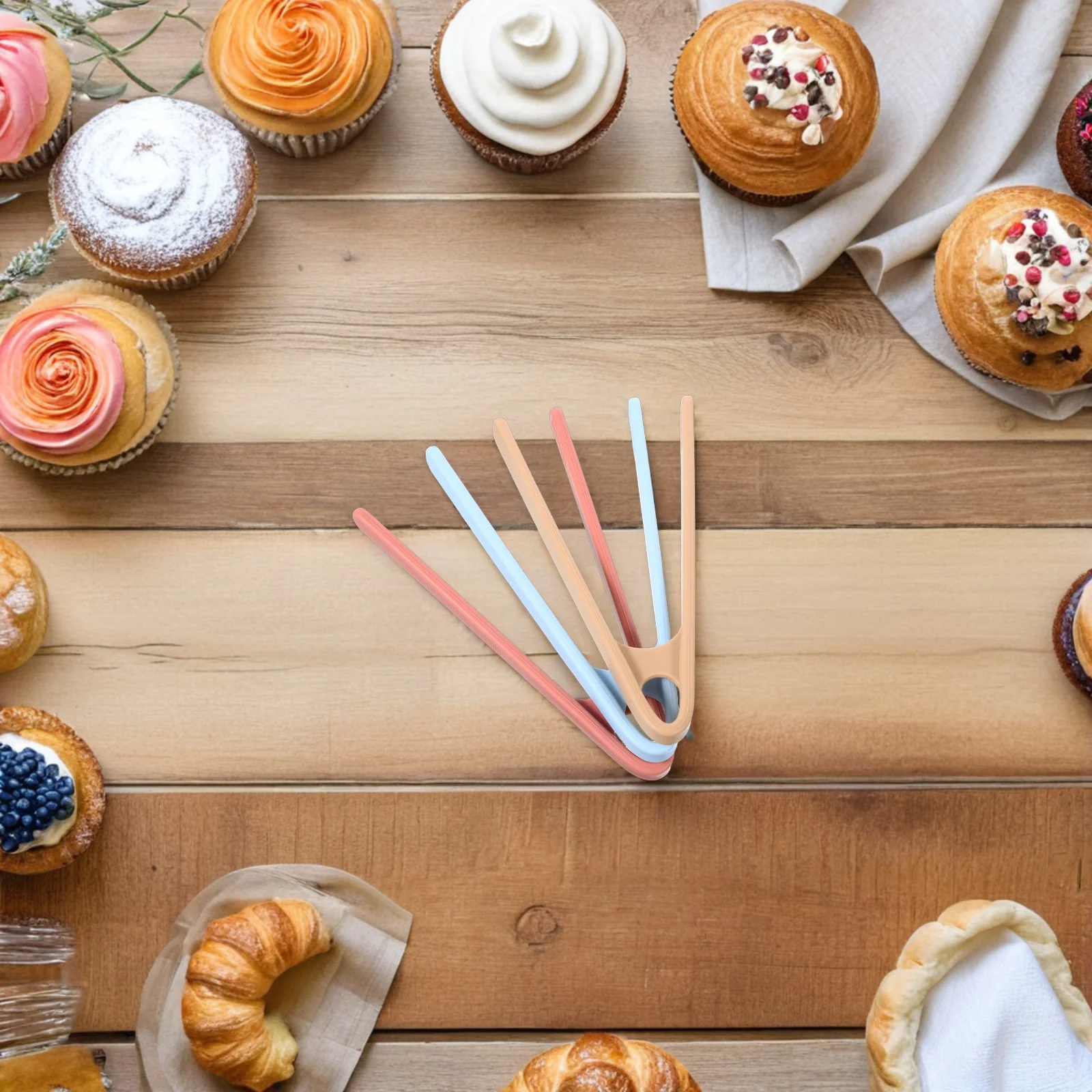 

3Pcs Heat Resistant Silicone Tongs Nonslip Kitchen Tool for Bread Salad Barbecue Steak Pasta Serving Clamps Steak Kitchen Tongs