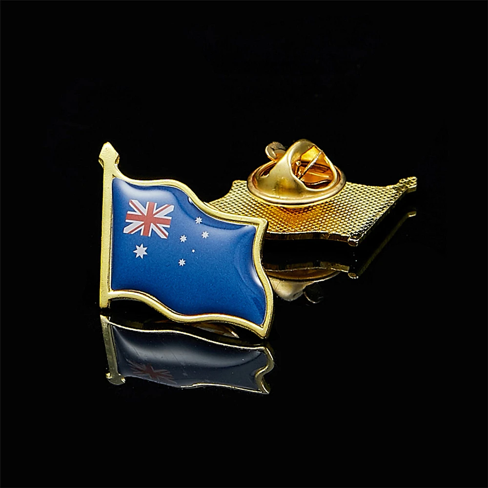 

Australia Flag Lapel Pin Proudly Pride Badge Emblem Blue Ensign Union Jack Lapel Hat Tie Pin Brooch