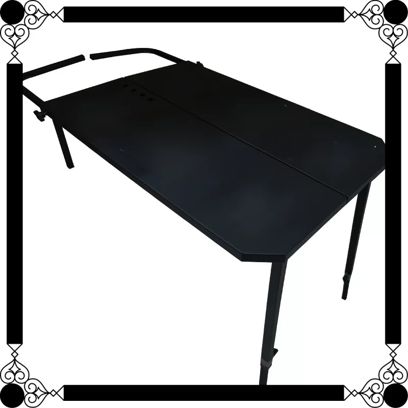 Car tire table outdoor camping picnic folding table metal dining table cross-border new off-road equipment