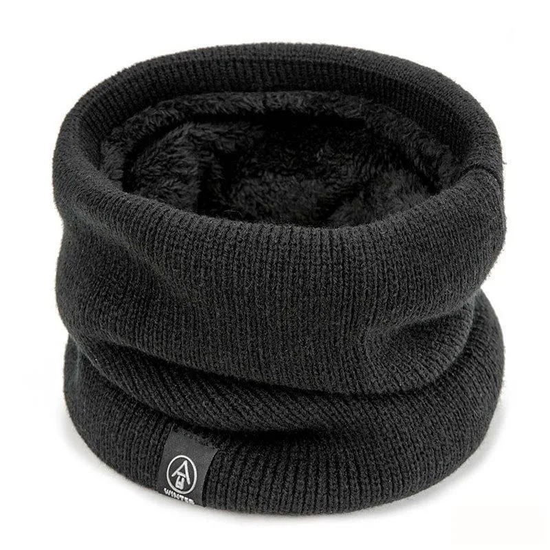 Unisex Winter Neck Warmer Scarf -Warm Fleece Lined Neck Gaiter Thickened for Men & Lightweight for Women,Cold Weather Protection