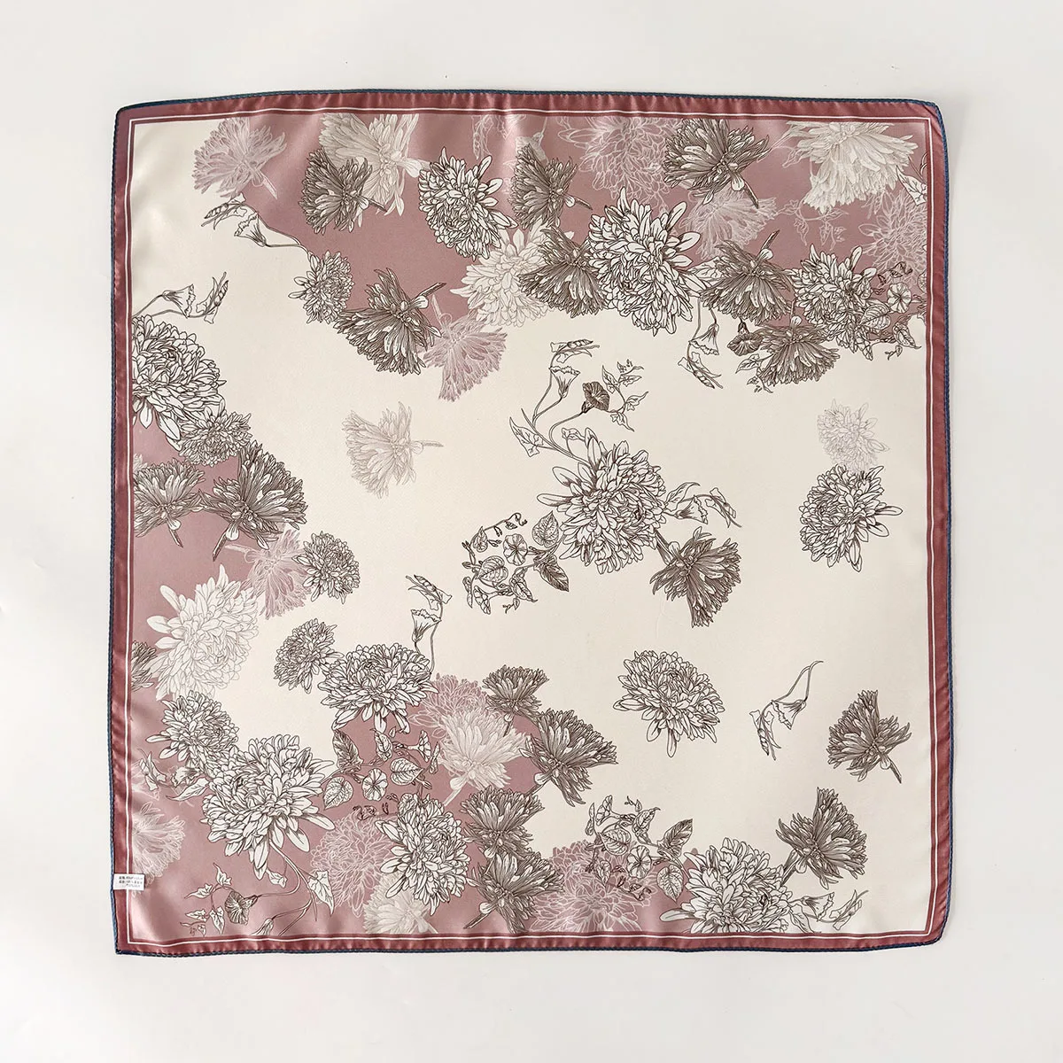 14 momme 100% Natural Twill Silk Scarf for Women Double side Female Foulard Shawl Wrap Square Neckerchief Hijab Bandana Scarves