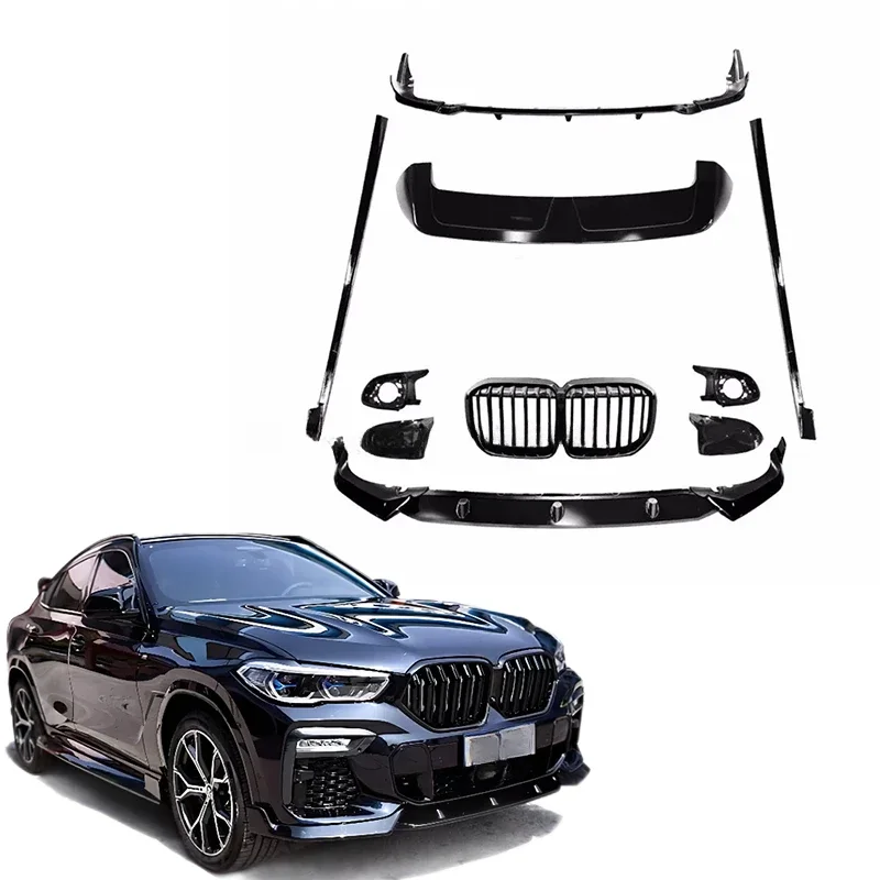 

X7 G07 Body Kit For Bmw X7 Suv G07 Front Lip with Grille Side Skirt Side Mirror Cover Rear Diffuser Lip Rear Spoiler 2020year+