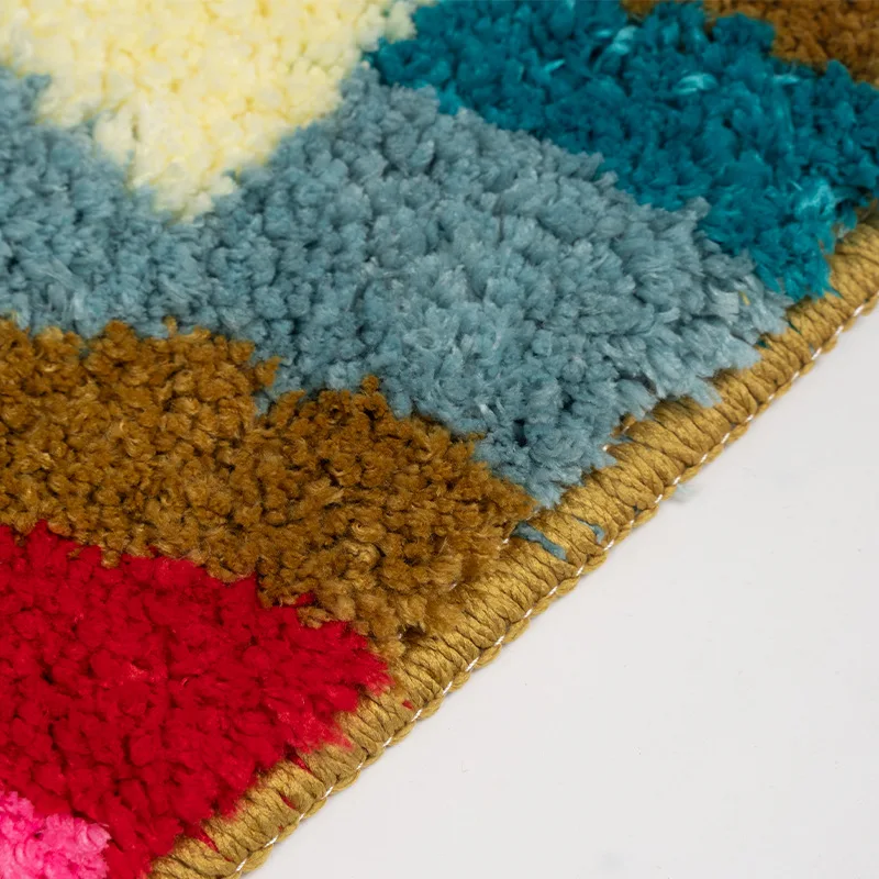 Tufted Get Naked Bath Mat 40x60cm 50x80cm Colorful Black White Shower Rug Cute Gift Bathroom Rugs for Bathtub Apartment Decor