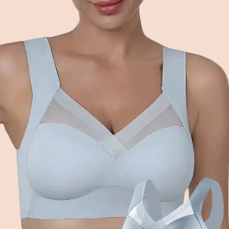 4er-Pack nahtlose rückenfreie BHs für Damen. Einteiliges Design, gepolstert und ohne Bügel. Dünnes, hautfreundliches Material mit nicht beruhigendem Material