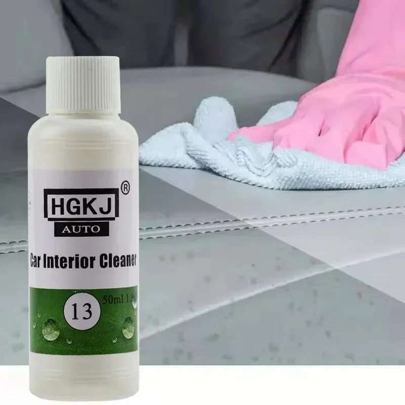 

20/50ml Car Interior Cleaner Leather Seat Sofa Plastic Foam Cleaner High Concentration Leather Care Refurbishment Fluid HGKJ 13