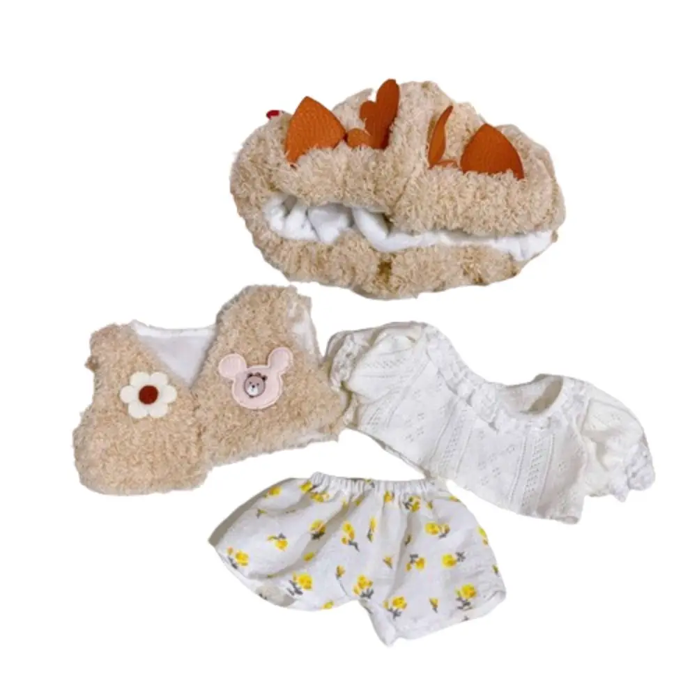 

1 Set Lace 20cm Cotton Doll's Clothes Princess Skirt Toy Accessories Doll Summer Dresses Set Multi Color Mini