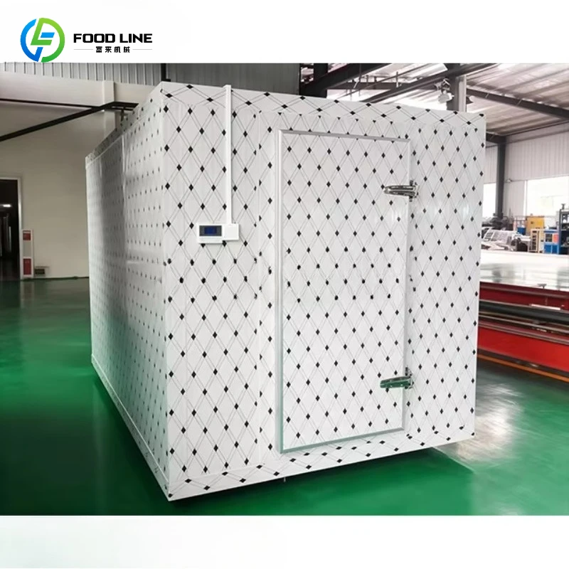Customized Mini Complete Portable Mobile Cold Room on Wheels Small Commercial Cold Room Storage Container Freezer Fresh-Keeping