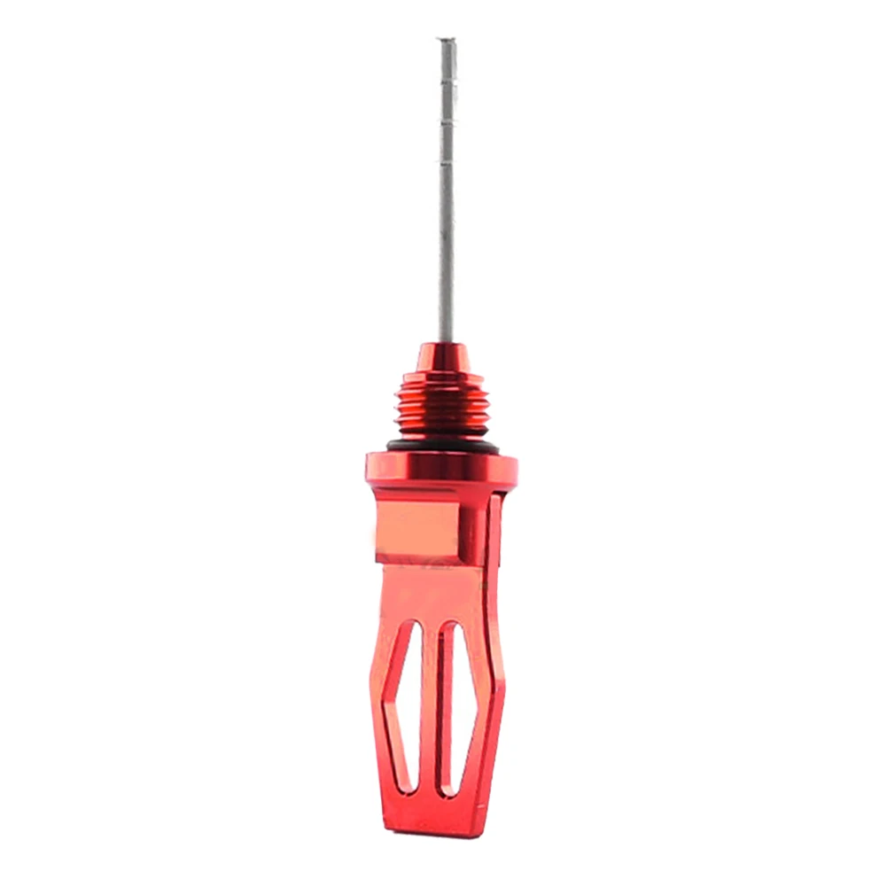 Motorcycle Maintenance Modification Accessories Aluminum Dipstick Reliable Measurement Wear-resistant Materials