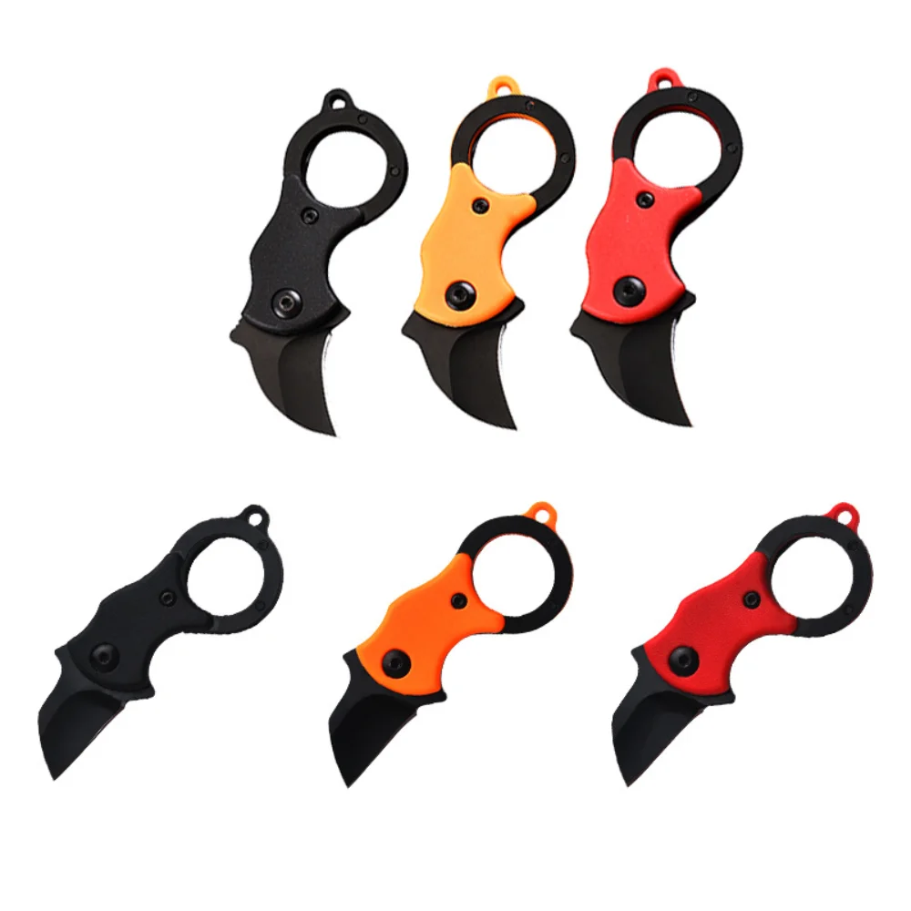 High Quality Multitool Carabiners Knife Outdoor Camping Folding Knife Mini Unboxing Knife Carabiner for Hiking & Mountaineering