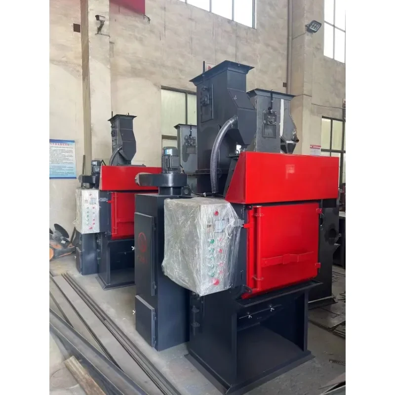 High Efficiency Automatic Industry Abrasive Tumble Belt Shot Blasting Machine with Good Price