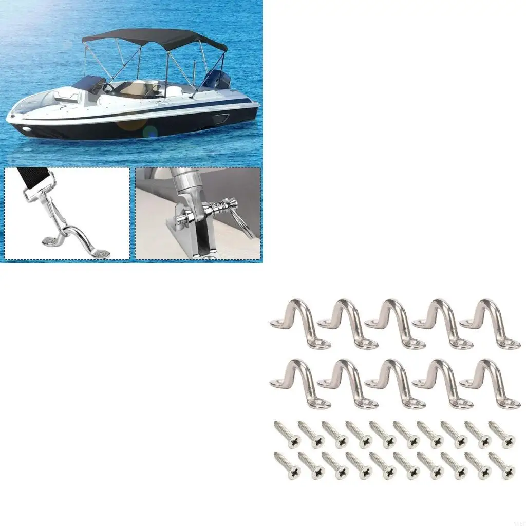 

Связанная с нержавеющей стали для каяк -каноэ такла фальшивая петля каяка с винтами