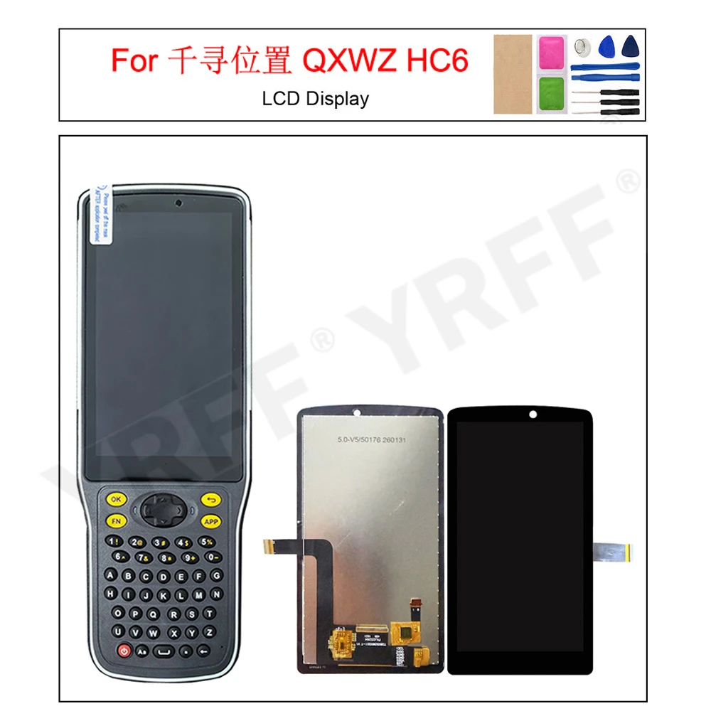 For QXWZ HC6 data collector LCD Display ,Touch Screen Digitizer Assembly Screen Replacement