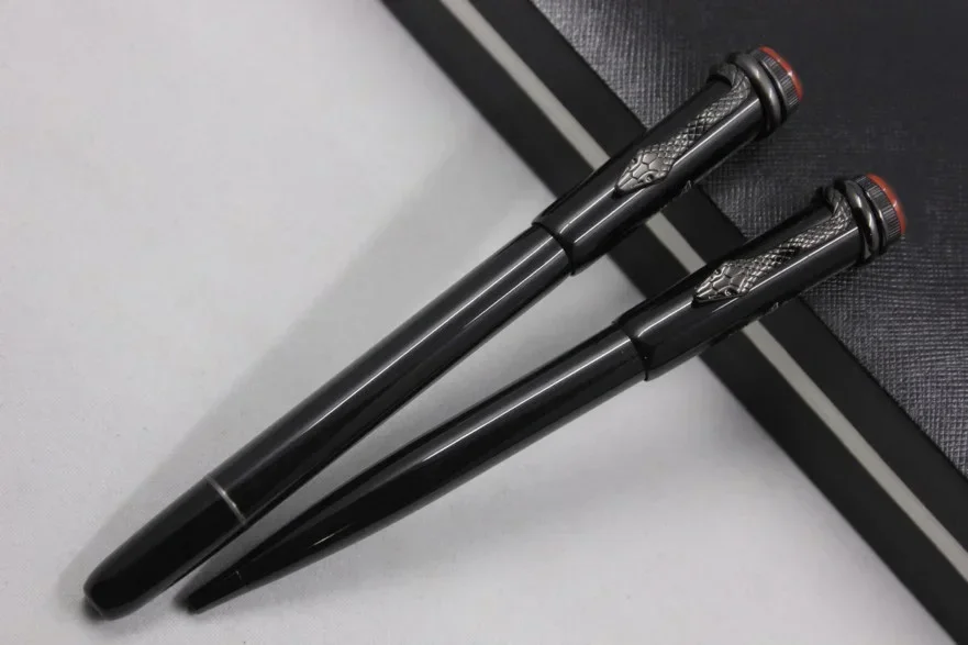 

2025 Luxury New Heritage Series Ballpoint Roller Ball Pen with Snake Clip Office Fountain Pens