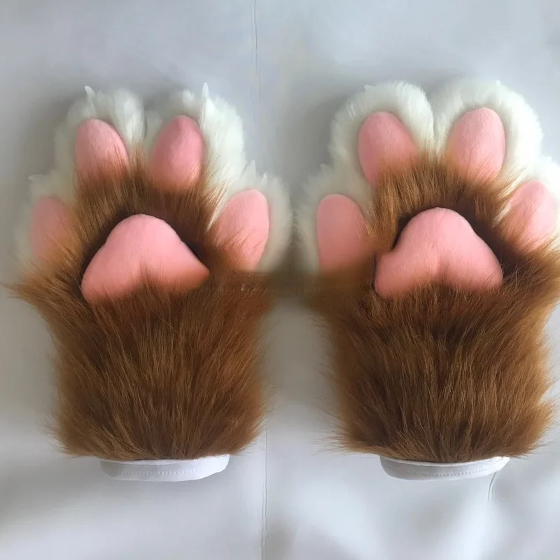 Furry Paws Animal Costume Fursuitfurry Paw Paw Tail Activity Play and Large Cosplay Costume