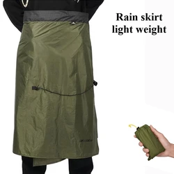 3FULGEAR UHMWPE Outdoor Rain Skirt Snow Skirt Lightweight Rainproof Cycling Camping Hiking Rain Pant Apron Poncho for Man Woman