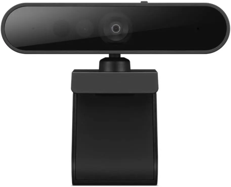 

HD 1080p Webcam with 4X Zoom, Wide Angle, Pan-Tilt, Dual Mics & Windows Hello - Black