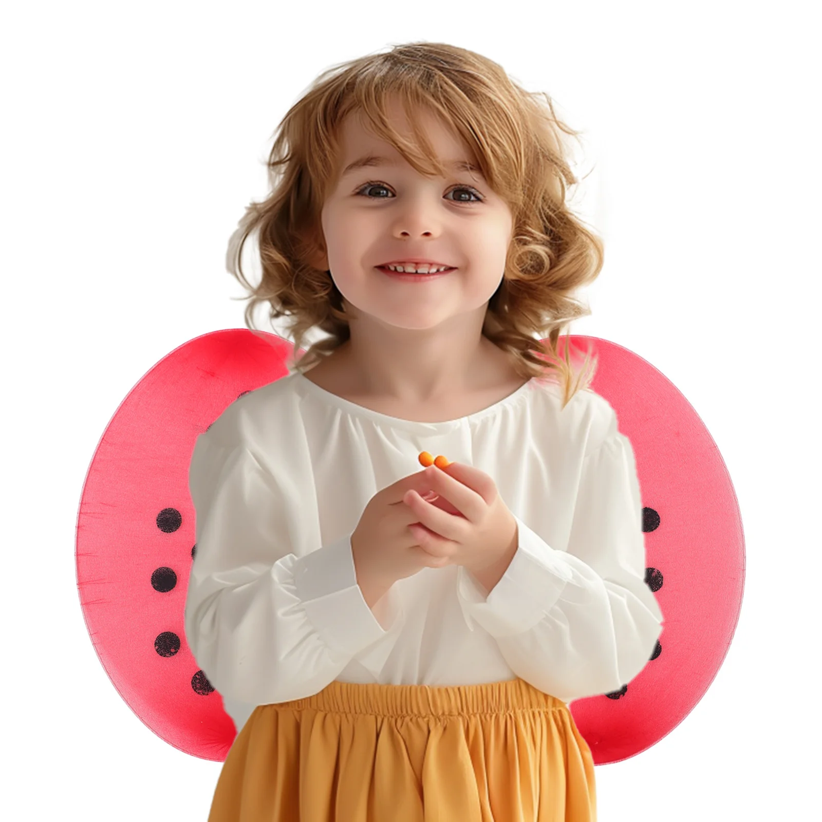 أجنحة الخنفساء القابلة للطي للأطفال والبنات خفيفة الوزن لعيد الهالوين وأعياد الميلاد وإكسسوارات تنكرية لحفلات الأطفال الصغار #3