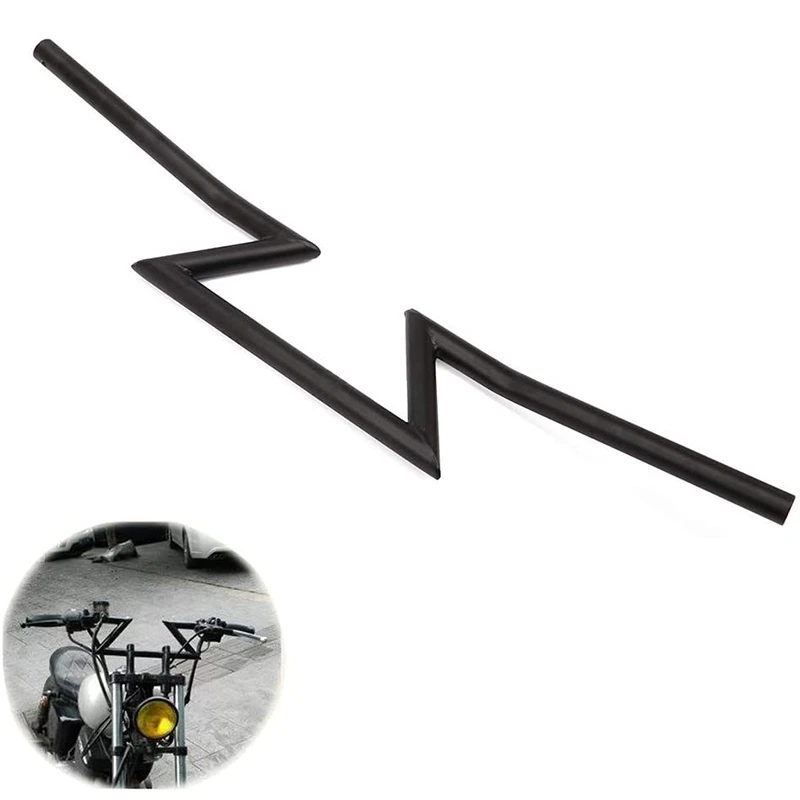 Efficientt-7/8 Inch 22MM Handlebar Z Bar Handle Bars Universial For Sportster Dyna Chopper Bobber Cruiser XL 883 1200 Custom Sof