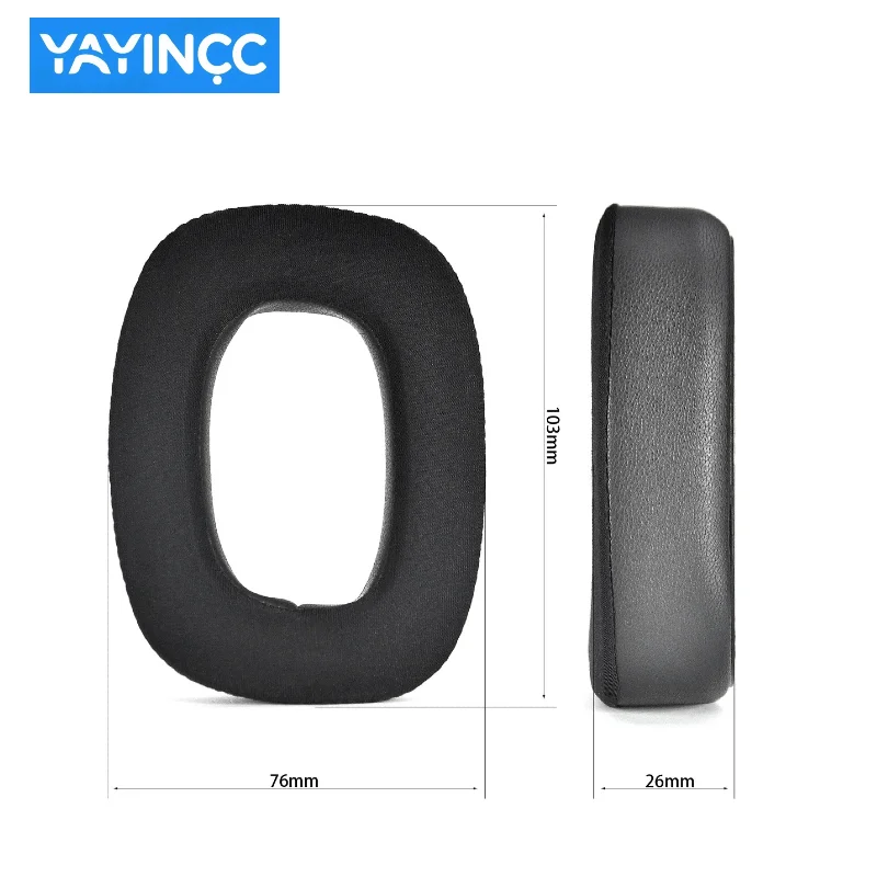 Replacement Leather Sleeve Cooling Gel Magnetic attraction Earmuff for Logitech Astro A30 Headphones Comfortable to wearl EarPad