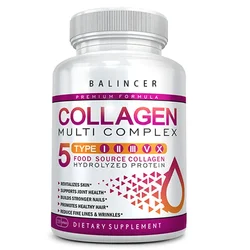 Collagen Complex – Nutritional Supplement That Helps Whiten & Brighten Skin, Joints, Nails, Hair Support, and Relieve Fine Lin