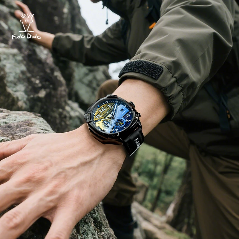 Fido Dido Couple Watches 50M Waterproof - Silicone Strap Retro Quartz | Unisex Matching Gift FD2370-1099