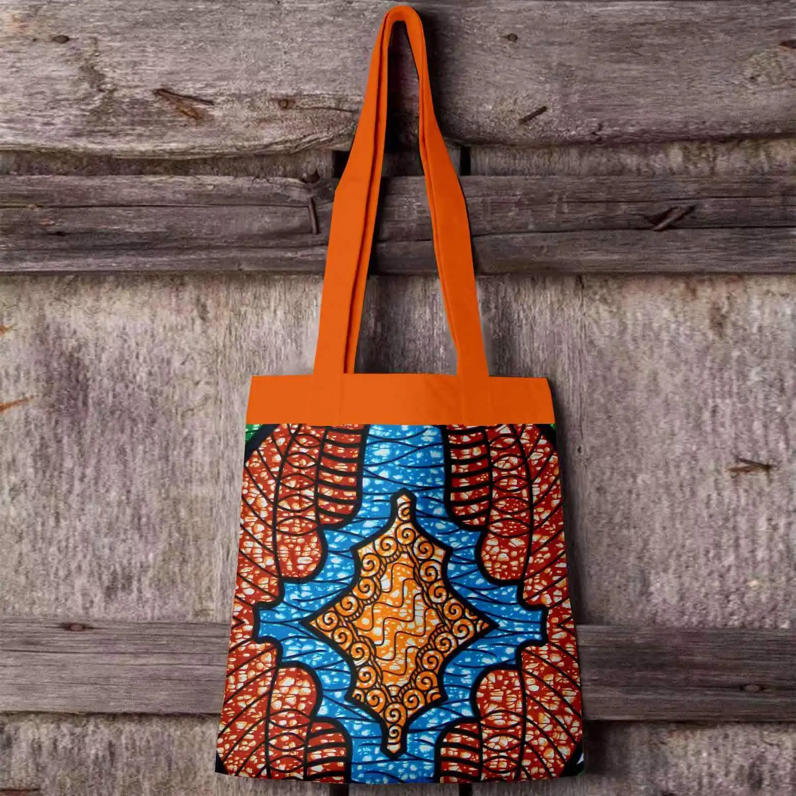 Ankara Bags African Tote Bags Reversible African Ankara Print Bags Eco Friendly Ankara Bag for Women Overnight Cotton Bags Afric