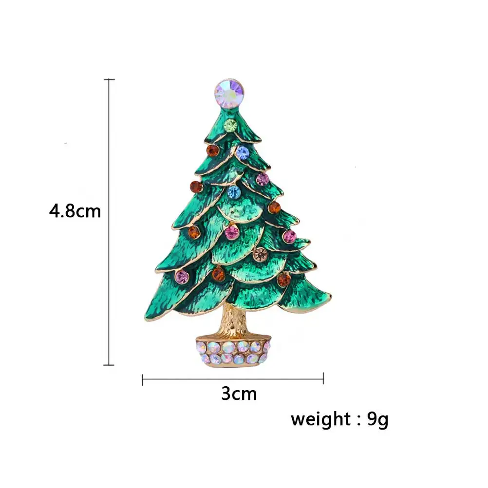 

6pcs Xmas Chic Brooch Fashion Alloy Brooch Exquisite Christmas Badge Funny Brooch Pin Party Supplies for Festival Banquet