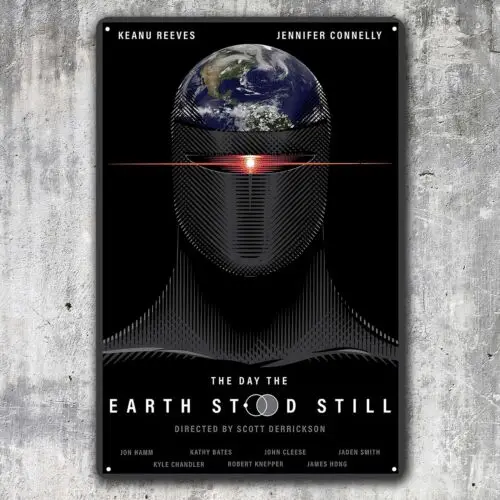 The Day The Earth Stood Still Movie Metal Poster - Collectable Tin Sign -20x30cm sign
