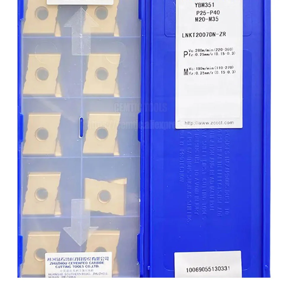 

ZCC LNKT2007DN-ZR YBM351 YBG302 YBD252 LNKT 2007DN ZR 100% Original Brand CNC Blade PROCESSING:STEEL,STAINLESS STEEL