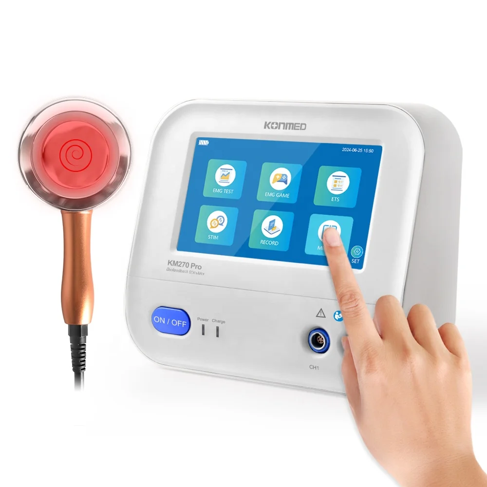 

Konmed KM270Pro Touch Screen Biofeedback Stimulator with Heating Electrodes Mirror Therapy Pain Relief Pelvic Floor Stimulator