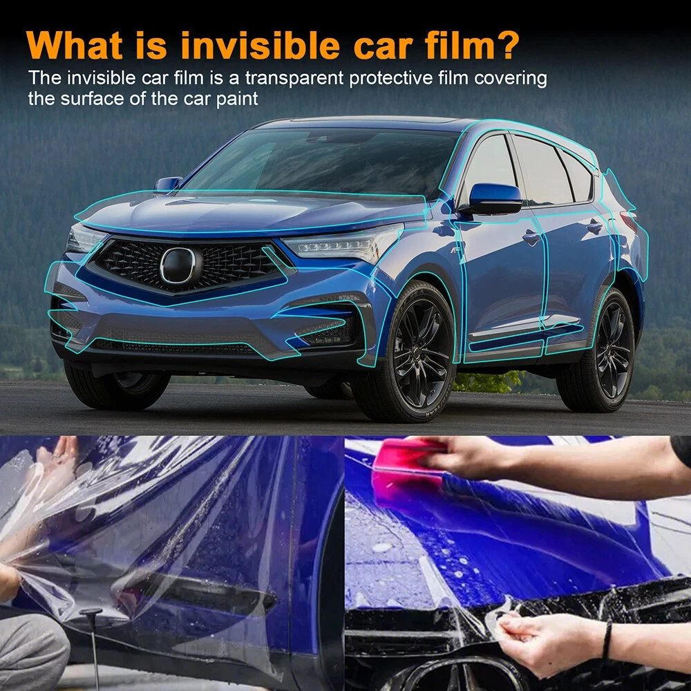 

8.5Mil TPU Bumper Hood Paint Protection Film For Acura RDX 2019-2021 Pre-cut PPF Kit Clear Bra Car Body Anti-Scratch Resistant