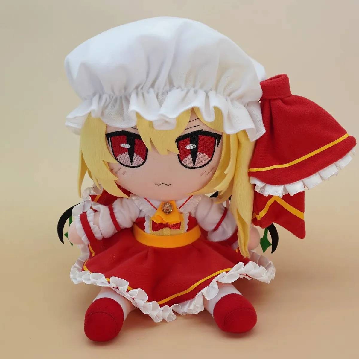 20cm TouHou Project Flandre Scarlet Plush Toys Cute Soft Stuffed Anime Fumo Cosplay Dolls For Kid Birthday Christmas Gift