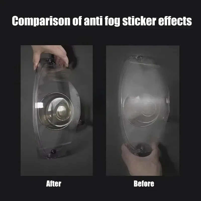 For LS2 FF809 Anti Fog Sticker Film Clear Motorcycle Helmet Lens Visors Shield Full Face Casco Moto Accesorios