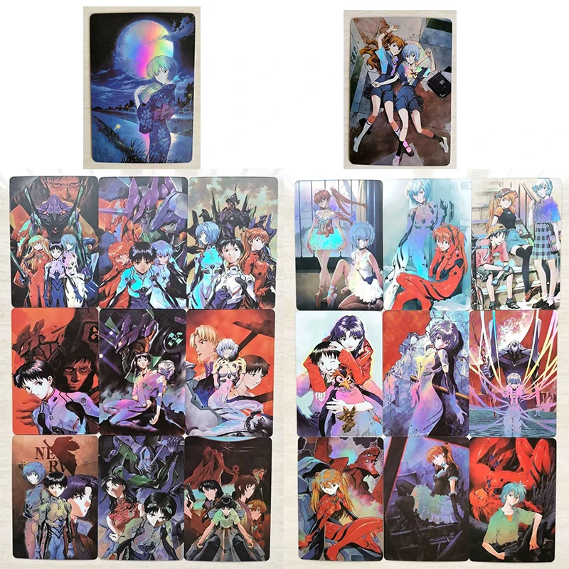 20Pcs/set Neon Genesis Evangelion EVA Card Ayanami Rei Ikari Shinji DIY Collection Card Christmas Birthday Gift Game Toys