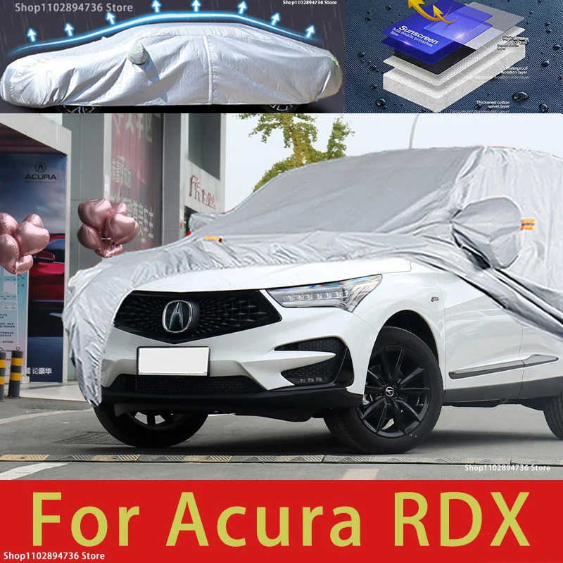 

For Acura RDX Outdoor Protection Full Car Cover Snow Covers Sunshade Waterproof Dustproof Exterior Car accessories