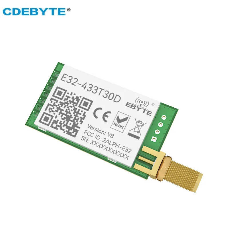 \\Lora Long Range UART 433MHz 1W SMA Antenna IoT Uhf CDEBYTE E32-433T30D-V8.1 Wireless Transceiver Transmitter Receiver Module